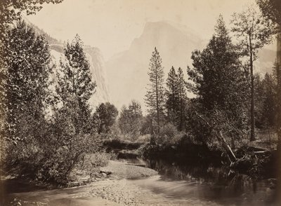 Half Dome, 4967 Fuß, Yosemite von Carleton E. Watkins